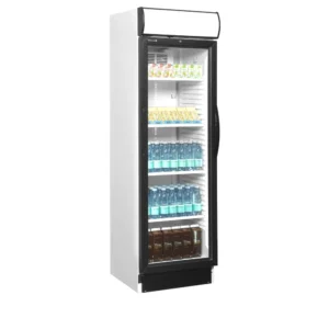 Jääkaappi lasiovella Tefcold CEV425CP-2-LED-L-H