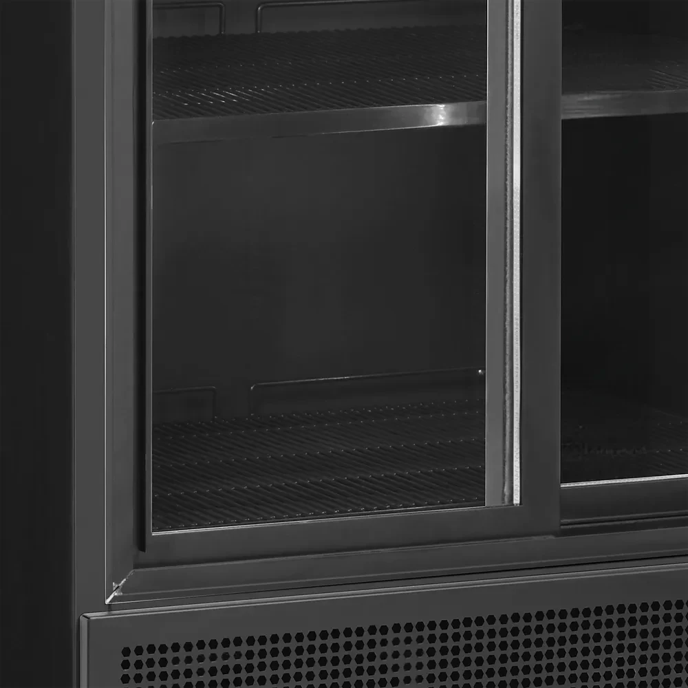 Jääkaappi lasiovella Tefcold FSC891S-BLACK - Image 2