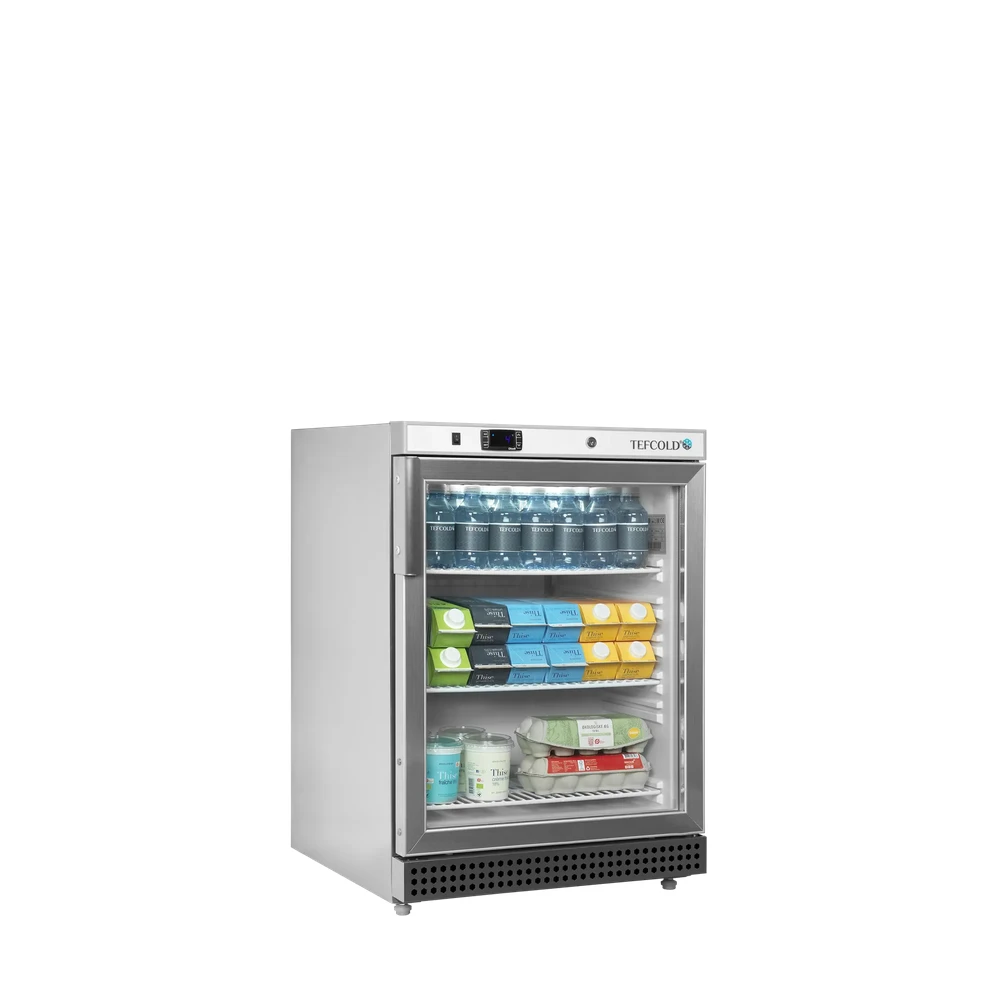 Jääkaappi lasiovella Tefcold UR200SG