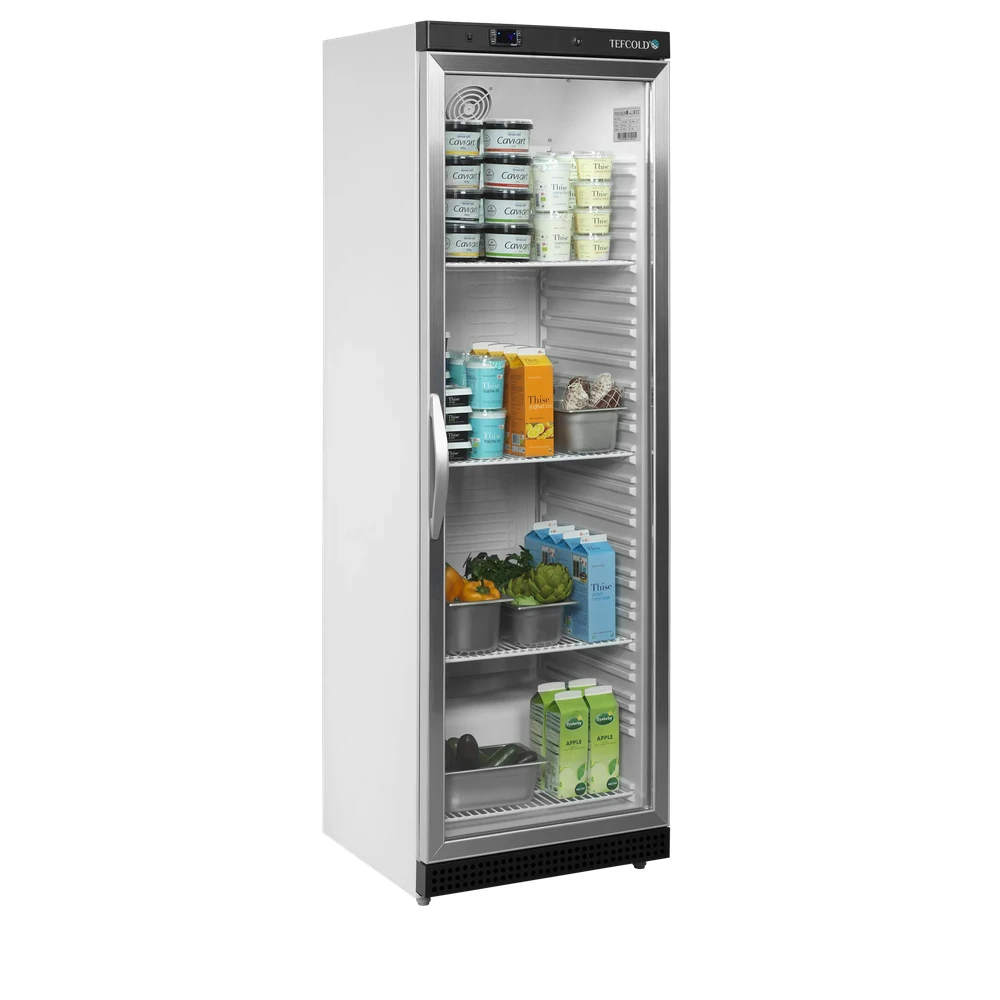 Jääkaappi lasiovella Tefcold UR400G