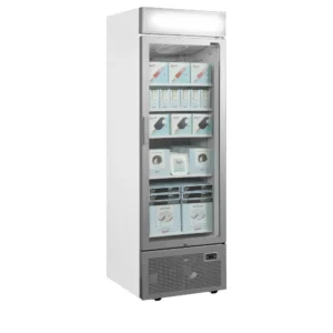 Pakastekaappi lasiovella Tefcold UFSC1450GCP-NF-SILVER