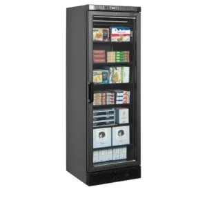 Pakastekaappi lasiovella Tefcold UFSC371G-BLACK