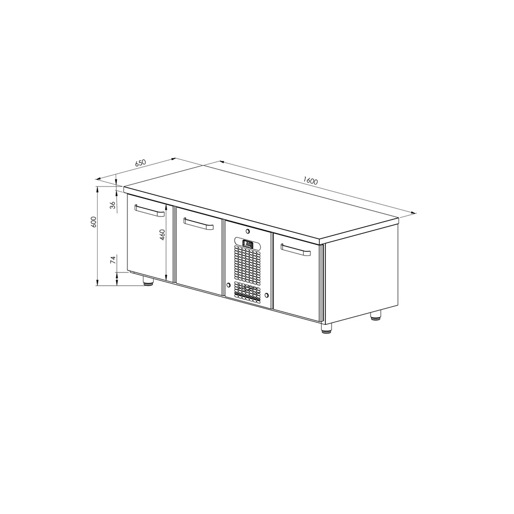 Grillikylmävetolaatikosto VLG 1603 - Image 2