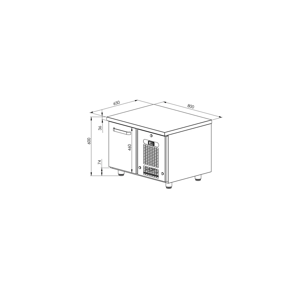 Grillikylmävetolaatikosto VLG 801 - Image 2