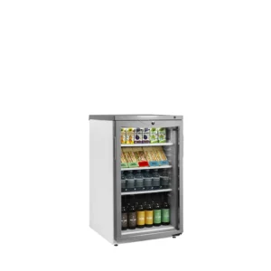 Jääkaappi lasiovella Tefcold BC145-W-FAN