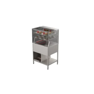Kylmävitriini avojalustalla KLJ SQ 800-1200 2TP S