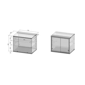 Neutraali vitriini Vivian NLSQ 700/2S