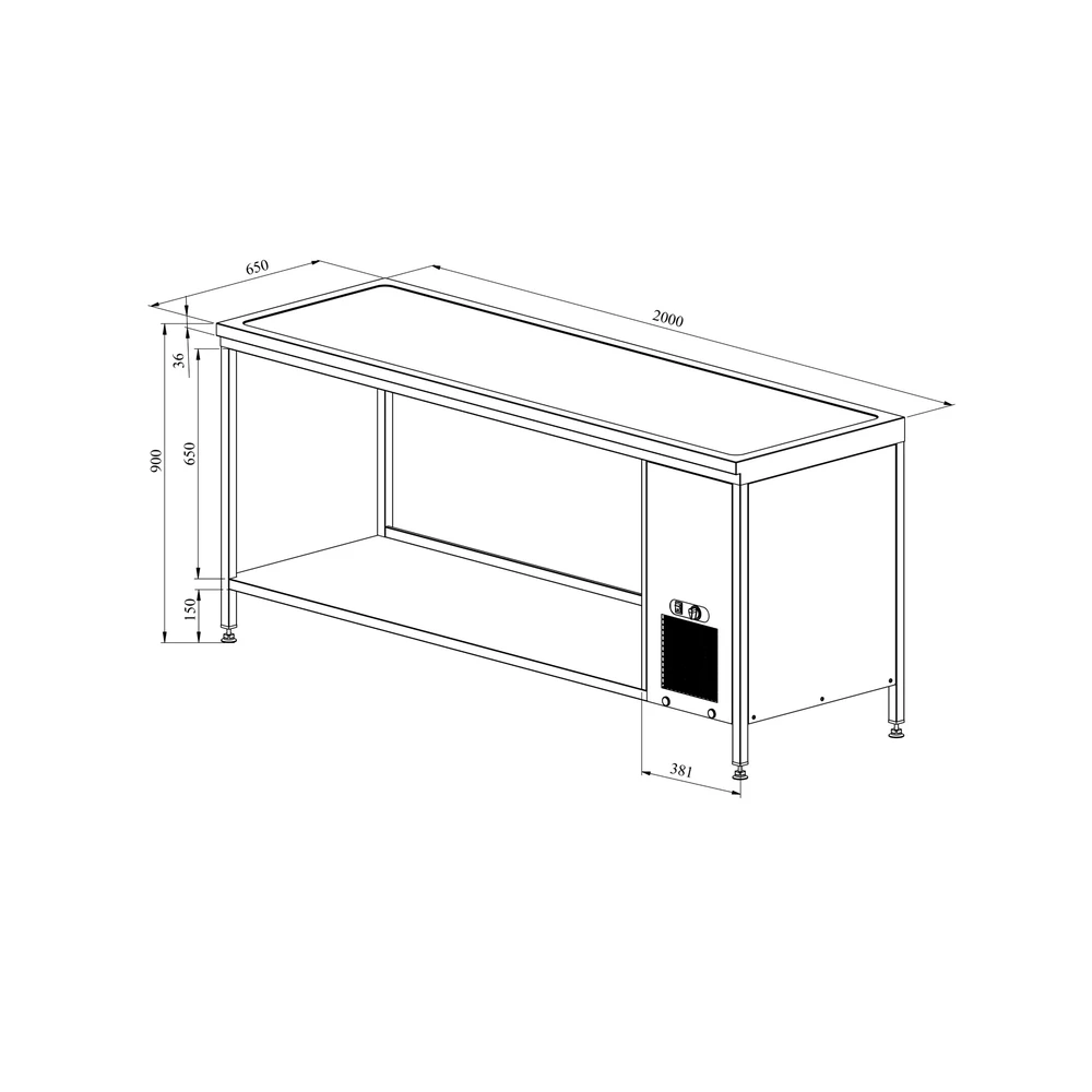 Kylmätaso avojalustalla KTJ 2000 - Image 2