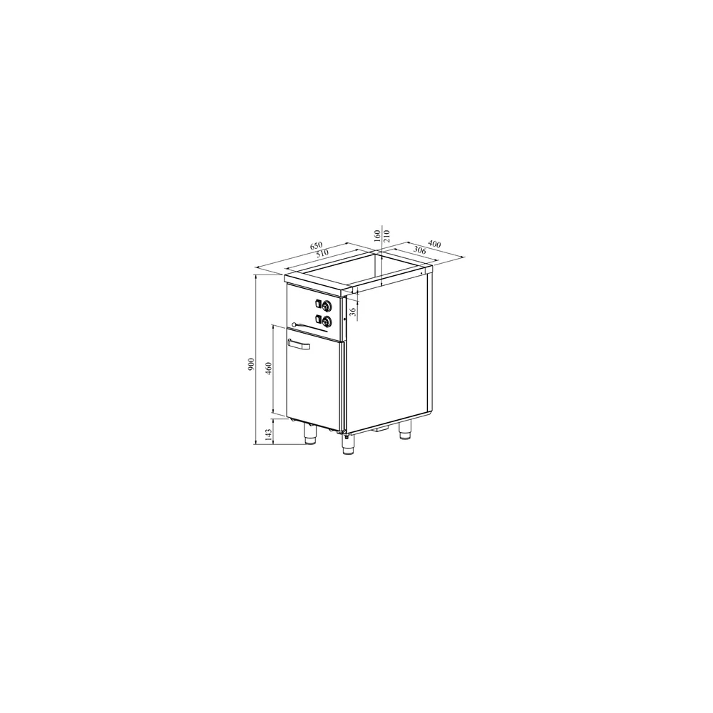 Lämpöhaude lämpökaapilla KLH 410 - Image 2