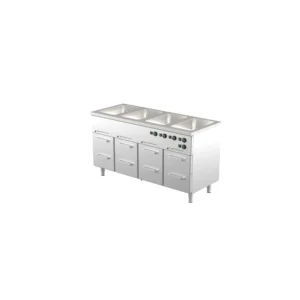 Lämpöhaude lämpövetolaatikolla KLH BM 1608