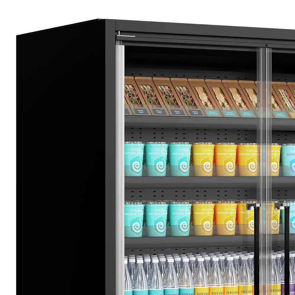 Multideck kylmiö Tefcold GALAXY-GP10FGD-BLACK - Image 2